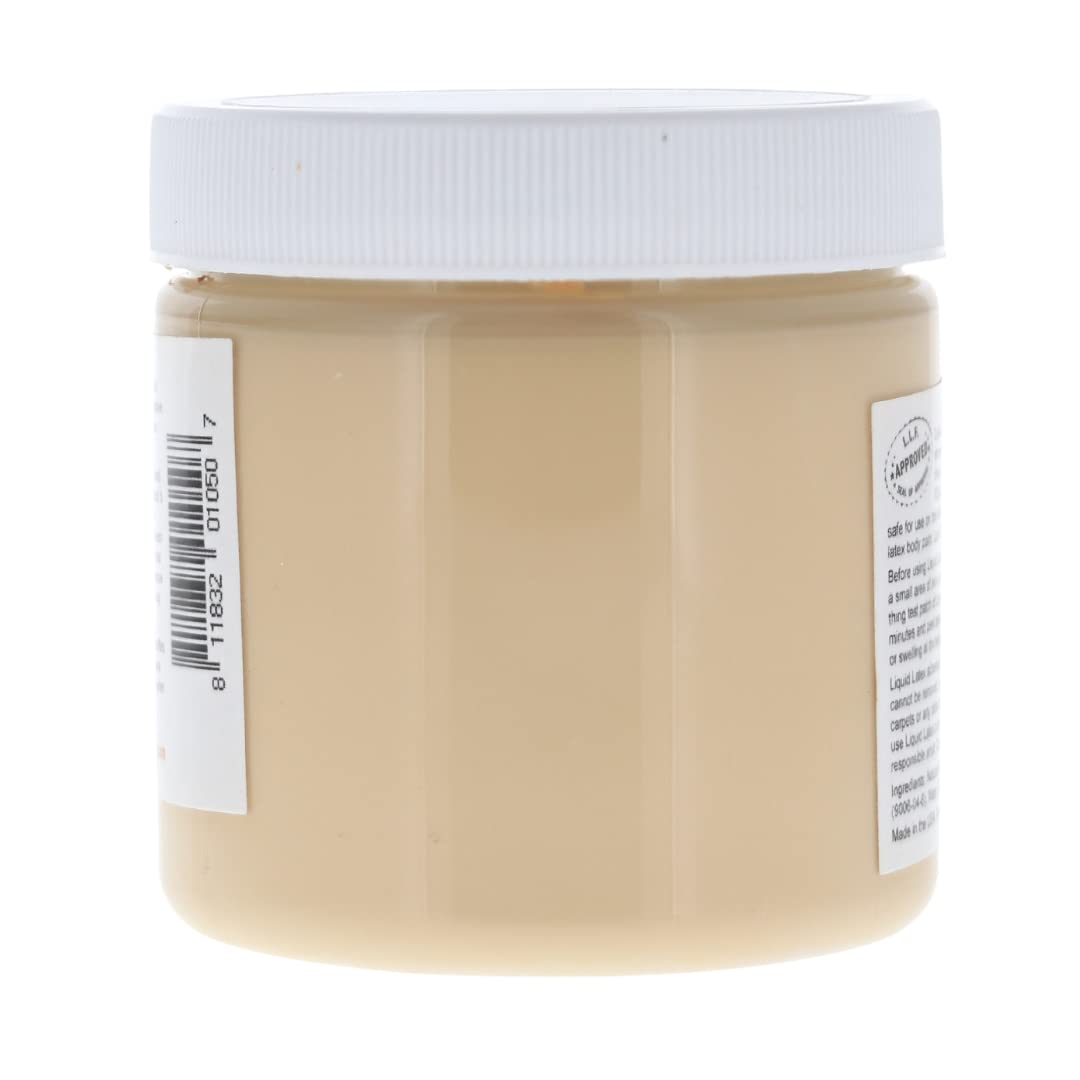 Tan 4 Oz - Liquid Latex Body Paint, Ammonia Free No Odor, Easy On and Off, Cosplay Makeup, Creates Professional Monster, Zombie Arts Beauty & Personal Care Liquid Latex Fashions