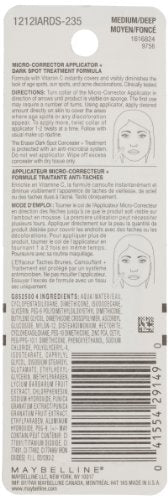 Maybelline New York Instant Age Rewind Eraser Dark Spot Concealer Plus Treatment, Medium/Deep, 0.2 Fluid Ounce Beauty & Personal Care MAYBELLINE