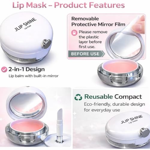 Nourishing & Repairing Overnight Lip Mask, Lip balm Vegan Deep Hydration with Mineral-Rich Formula, Waterproof.35oz (Rose, flavor) Beauty and Personal Care BIOTYFACEPRO SKINCARE