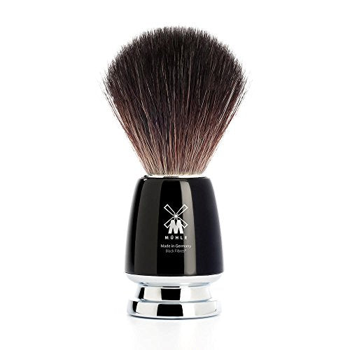 MÜHLE RYTMO Black Fiber Luxury Shaving Brush - Perfect with Soaps and Creams Beauty and Personal Care MÜHLE
