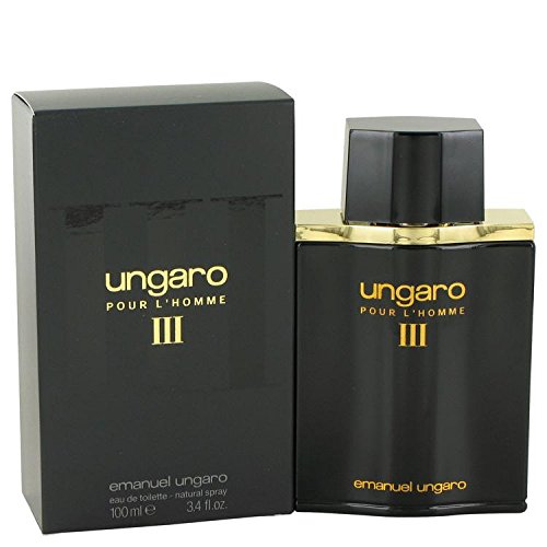 UNGARO III by Ungaro Eau De Toilette Spray (New Packaging) 3.4 oz for Men - 100% Authentic Beauty & Personal Care Emanuel Ungaro
