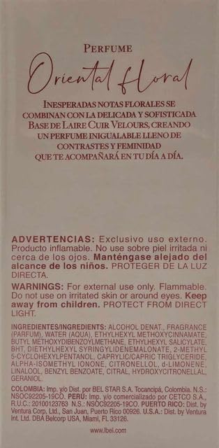 L'Bel Mon Parfum, A Femenine Combination of Cashmere, Amber and Patchouli, 1.3 fl oz Beauty & Personal Care L'Bel