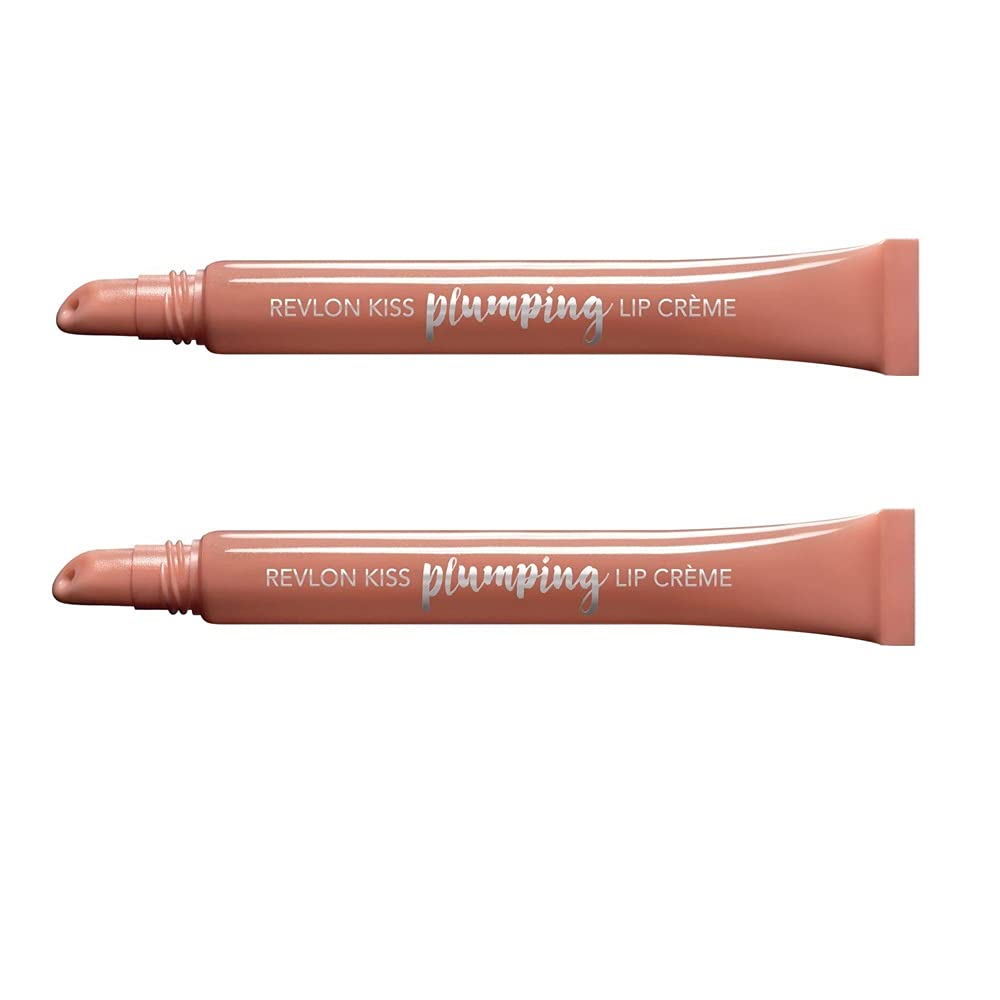 Pack of 2 Revlon Kiss Plumping Lip Creme, Nude Honey 5102 Beauty & Personal Care REVLON