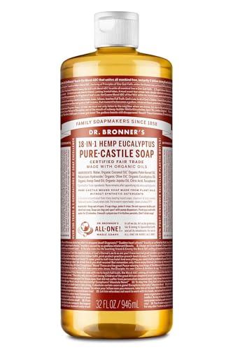 Dr Bronner Soap Liq Eucalypts 32 Ounces (6 pack) Beauty & Personal Care Dr. Bronner's