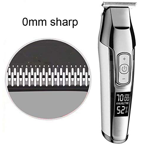 ZUIAI Barber Professional Hair Clipper LCD Display 0mm Baldheaded Beard Hair Trimmer Men's Electric Hair Trimmer Hair Clippers Beauty and Personal Care ZUIAI