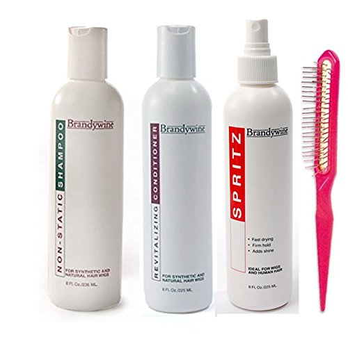 Brandywine Synthetic and Human Hair Care Products (8oz Shamp, Cond and 8oz Spritz) Beauty & Personal Care Brandywine