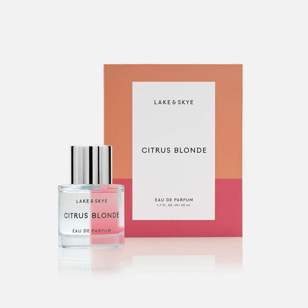 Lake & Skye Citrus Blonde 50mL Eau de Parfum - Long Lasting - Bergamont, Cedarwood, Floral, Fruity, Vegan, Paraben-Free, Cruelty-Free Beauty & Personal Care Lake & Skye