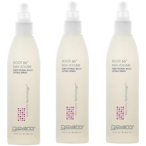 GIOVANNI Root 66 Max Volume Directional Hair Root Lifting Spray - Lifting Spray for Thin & Fine Hair, Lifts Hair to New Heights, Root Lifter & Hair Beauty & Personal Care GIOVANNI