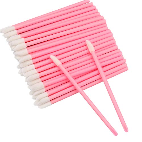 G2PLUS 200PCS Lip Gloss Applicators, Disposable Lip Brushes, Lipstick Gloss Wands Applicator Perfect Makeup Tool Kits (Pink) Beauty & Personal Care G2PLUS