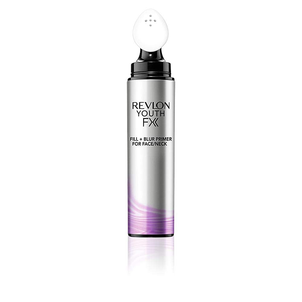 REVLON Fill + Blur Primer, 0.33 Fl Oz, White, Liquid, Lightweight, Hydrating, Universal Shade for All Skin Tones, Face/Neck Beauty & Personal Care REVLON