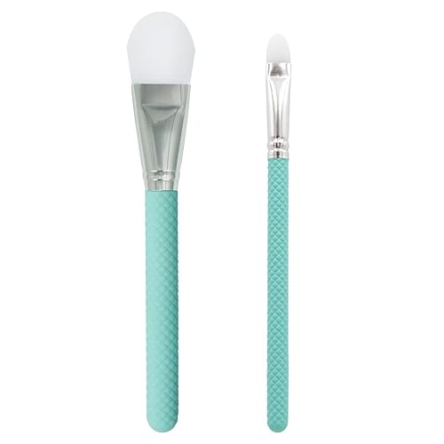 MODA Spa 2pc Silicone Face Mask Applicator Kit - Skincare Brush Set for Creams, Clays & Serums - Vegan & Mess-Free Beauty & Personal Care Royal & Langnickel
