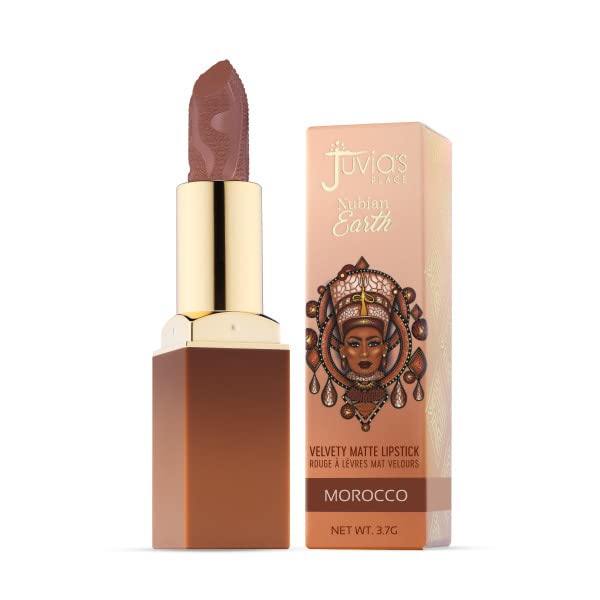 Juvia's Place Nubian Earth Matte Lipstick Morocco - Hydrating, Long-lasting, Richly Pigmented Lip Makeup, Creamy Lipstick with Matte Finish, Beauty & Beauty & Personal Care Juvia's Place