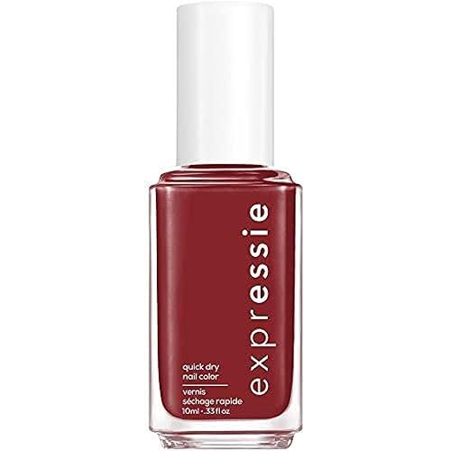 Essie expressie, Quick-Dry Nail Polish, 8-Free Vegan, Wine Red, Notifications On, 0.33 fl oz Beauty & Personal Care essie