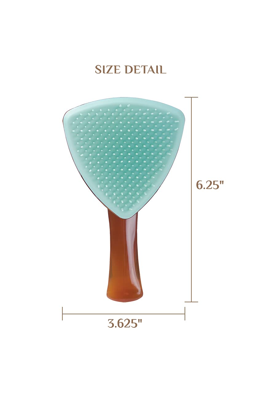 Cricket Ultra Smooth Detangling Brush - Infused with Argan & Olive Oils and Keratin Protein, Anti-Frizz Hairbrush for Wet and Dry Hair, Ergonomic Beauty & Personal Care Cricket