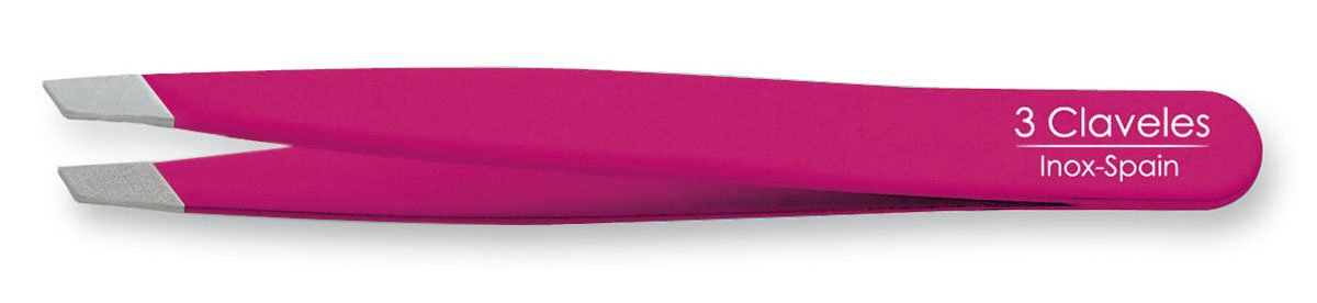 3 Claveles 12278 Tweezers Tweezers Slanted, Stainless Steel 9 cm Beauty and Personal Care 3 Claveles