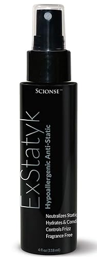 ExStatyk - Anti Static Hypoallergenic Spray, Anti- Frizz, Fragrance Free, unscented Beauty & Personal Care SCIONSE