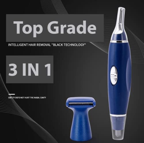 THE PERFECT PART 3 in 1 Nose Ear Hair Trimmer Face Eyebrow Shaver Clipper Groomer Cleaner New USA Beauty and Personal Care THE PERFECT PART