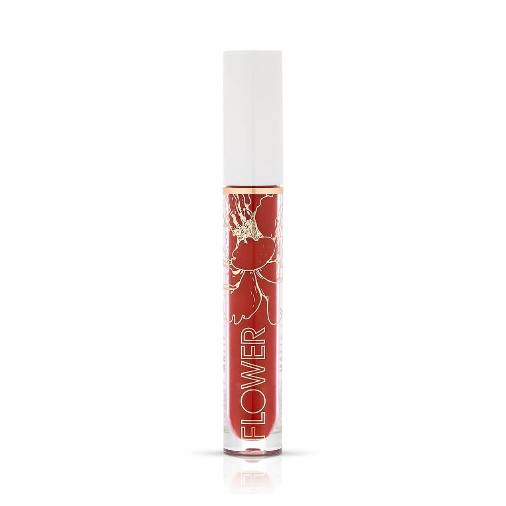 FLOWER BEAUTY Miracle Matte Liquid Lip Color - Vividly Bold & Creaseless Matte Liquid Lipstick, Comfortable All Day High Impact Makeup Color (Scarlett Beauty & Personal Care FLOWER BEAUTY