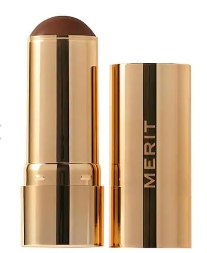 MERIT Bronze Balm Sheer Sculpting Bronzer 0.44 oz / 12.5 g (Leo (med deep skin), standard) Beauty & Personal Care Merit