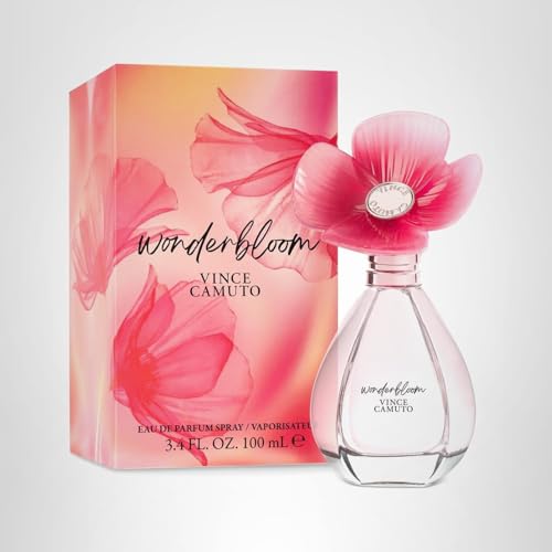 Vince Camuto Wonderbloom Eau De Parfum Perfume for Women, Notes of White Freesia, Pear Leaves, Sandalwood, 3.4 Fl Oz. Beauty & Personal Care Vince Camuto