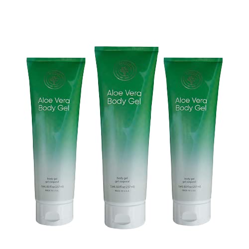 L’EUDINE Aloe Vera Gel - Pack of 3 - 8Fl Oz Aloe Vera Lotion - Premium Aloe Vera for Hair, Face and Body - Rich in Nutrients and Vitamins - Ideal Beauty & Personal Care L'eudine