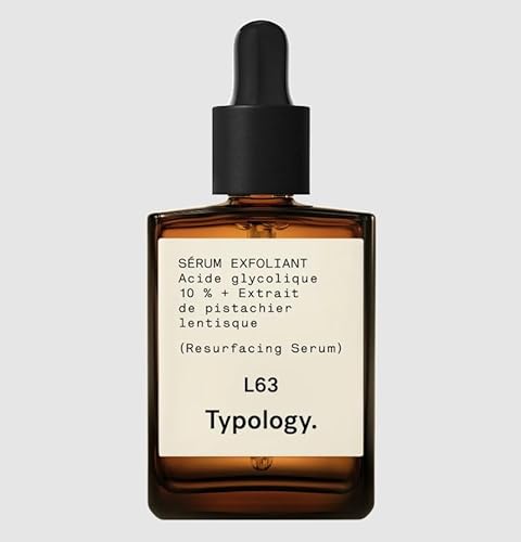 Typology L63 Exfoliating Serum with 10% Glycolic Acid 1 FL. Oz & Complimentary Sheet Masque Beauty & Personal Care Typology