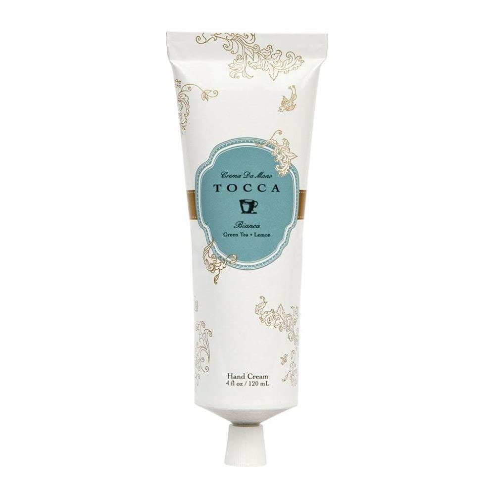 Tocca Bianca Hand Cream, 4 oz - Rose, Lemon, Green Tea - Moisturizing, Quick Absorbing Beauty & Personal Care Tocca