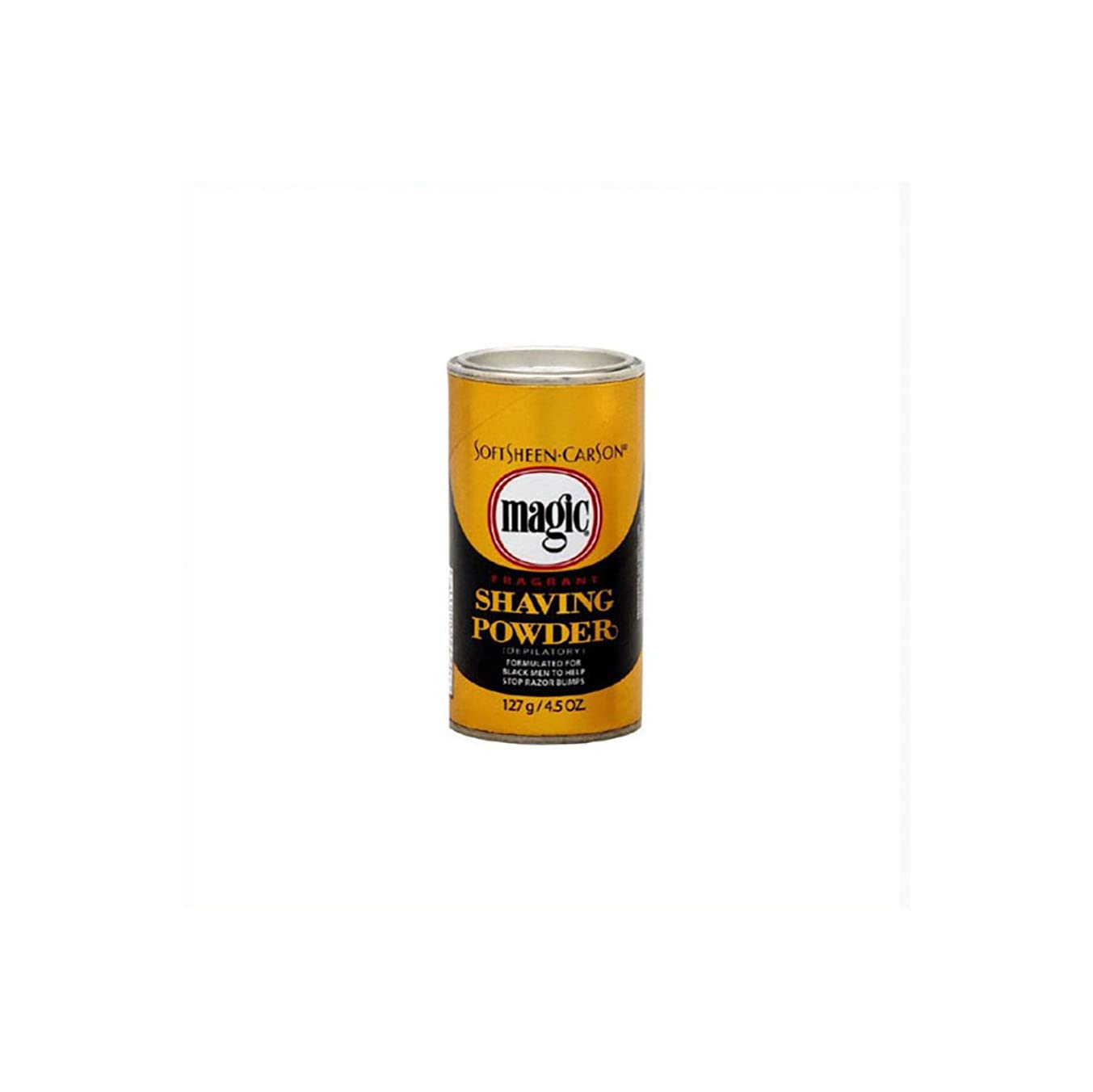 Razorless Shaving for Men by SoftSheen-Carson Magic Shaving Powder with Fragrance, For Coarse Textured Beards, Formulated for Black Men, Depilatory Beauty and Personal Care SoftSheen