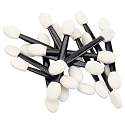 100 Pcs Black Small Eyeshadow Applicators Eye Shadow Sponge Applicator Sticks Eye Makeup Applicators Sponge Tip Make up Applicators Eyeshadow Brushes Beauty & Personal Care Labriciyon