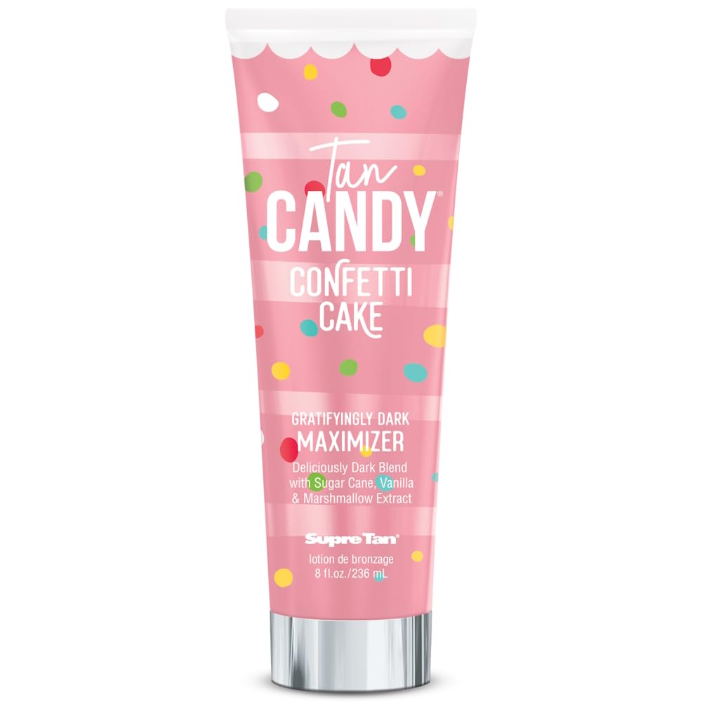 Tan Candy Confetti Cake Dark Tanning Maximizer 8oz Beauty & Personal Care Supre