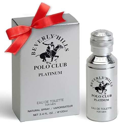 Beverly Hills Polo Club PLATINUM - Cologne for Men with Notes of Cedar, Cinnamon & Orange - Classy & Sexy Fragrance Scent - Eau De Toilette Spray Beauty & Personal Care Beverly Hills Polo Club