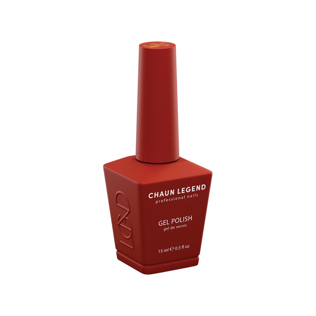 Chaun Legend Gel Nail Polish | Hot And Juicy LG5212 (orange-red) | Soak Off UV LED Cure Gel Polish High Gloss 15ml
