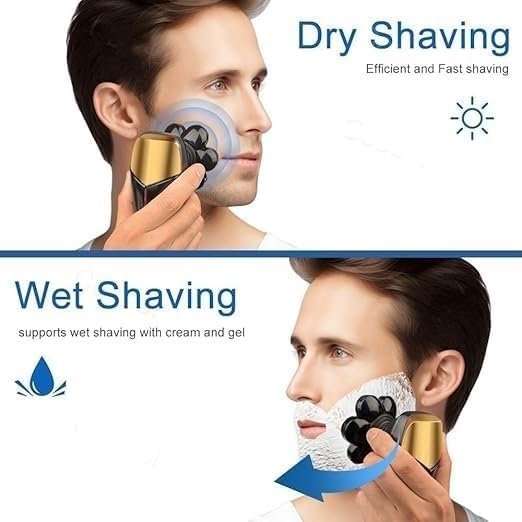 YREAJZVS Electric Razor for Men, 5 in 1 Shaver for Men Electric Shaver Powerful Bald Head Shaver Beard Shaving Machine for Men Razor Husband Boyfriend Beauty and Personal Care YREAJZVS