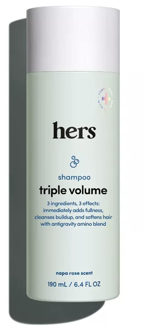Hers Thickening Hair Shampoo 6.4 Fl Oz and Conditioner 6.4 Fl Oz Set. Helps Hair Look & Feel Thicker. Vegan, Paraben, Sulfate, Cruelty Free Beauty & Personal Care HER
