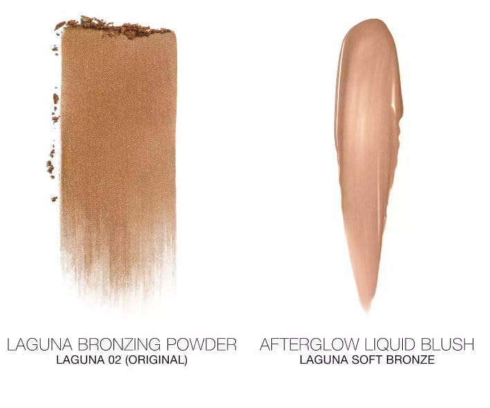 NARS Gold Star Mini Laguna Cheek Duo - Mini Bronzing Powder in Laguna and Mini Afterglow Liquid Blush in Laguna. Beauty & Personal Care NARS