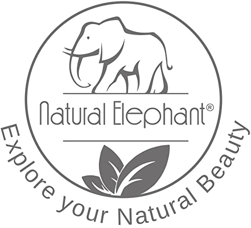 Natural Elephant Exfoliating Washcloth - Pearl White Japanese Shower Scrubber for Body - Single Washcloth for Gentle Skin Exfoliation (2 Pack (2 Beauty and Personal Care Natural Elephant