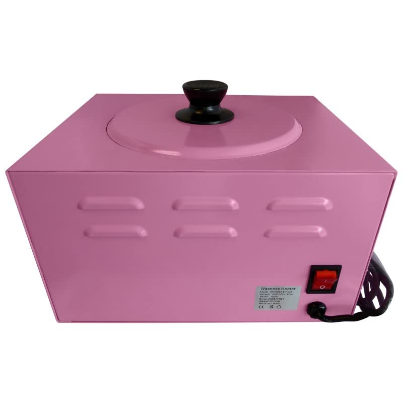 Waxness WN-6003 Elite-Series Large Professional Wax Heater Pink, 5.5 lb Capacity, Electronic Temperature Control, 300W, for Professional Use Beauty and Personal Care Waxness