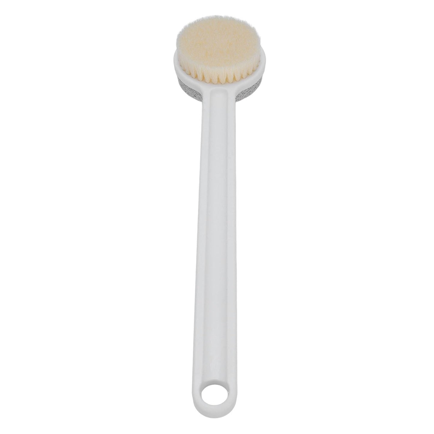 Saluaqui Pumice Stone Shower Brush 2 in 1 Reusable Long Handle Foot Scrubber for Deep Cleansing Soft Skin Exfoliation Bath and Shower Use Sturdy PP Beauty and Personal Care Saluaqui