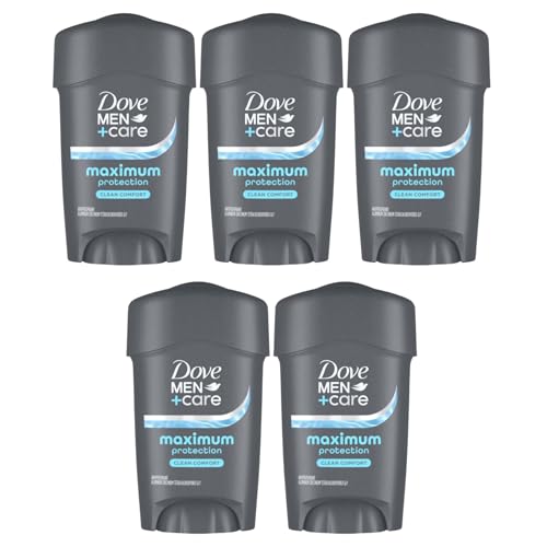Dove Men + Care Clinical Protection Antiperspirant Deodorant Solid Clean Comfort 1.70 oz (Pack of 5) Beauty and Personal Care Dove
