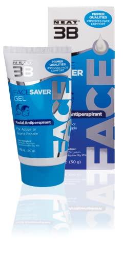 Neat Feat 3B Face Saver Antiperspirant Gel for Facial Perspiration & Shine, White and Blue, 1.76 Fl Oz Beauty & Personal Care Neat Feat