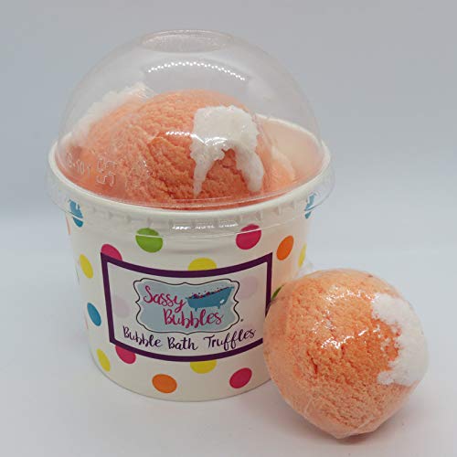 Georgia Peach Bubble Bath Truffles, 5 pack by Sassy Bubbles Beauty and Personal Care Sassy Bubbles
