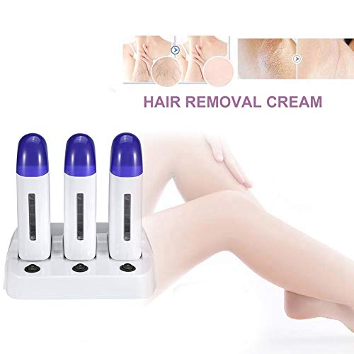 3 Types Portable Wax Roller Warmer for Women's Hair Removal, Roll on Home and Salon Waxing Machine with Cartridges (06#) Beauty and Personal Care Sonew