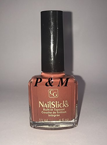 COVERGIRL NAILSLICKS Built-in TOP Coat Creme Nail Polish .4 OZ / 11 ML # 440 Espresso Express/Cafe Express