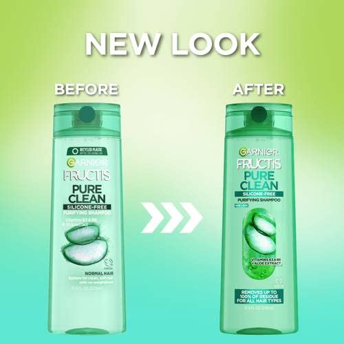 Garnier Fructis Pure Clean Shampoo, 12.5 fl. oz.