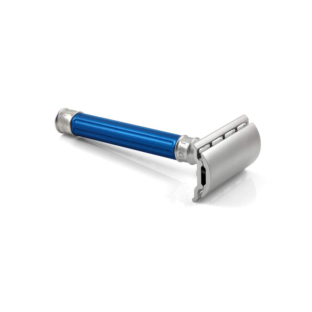 Edwin Jagger 3ONE6 Steel Razor (Blue) Beauty and Personal Care Edwin Jagger