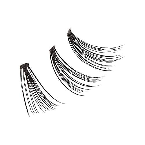 i-ENVY 20D Extension Cluster Individual Lashes (Long, 2 PACK) Flat Root Seamless Application Perfect For DIY Lash Extension Beauty & Personal Care i•ENVY