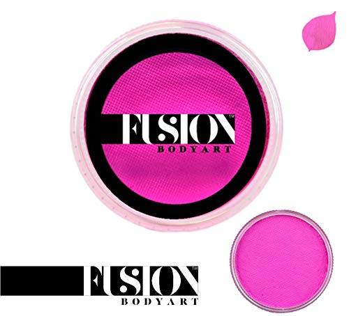 Fusion Body Art Pro Face Paint | Prime Pink Sorbet (32gm), Professional Quality Water Activated Face and Body Paint Supplies Single Makeup Cake Beauty & Personal Care FUSION BODY ART