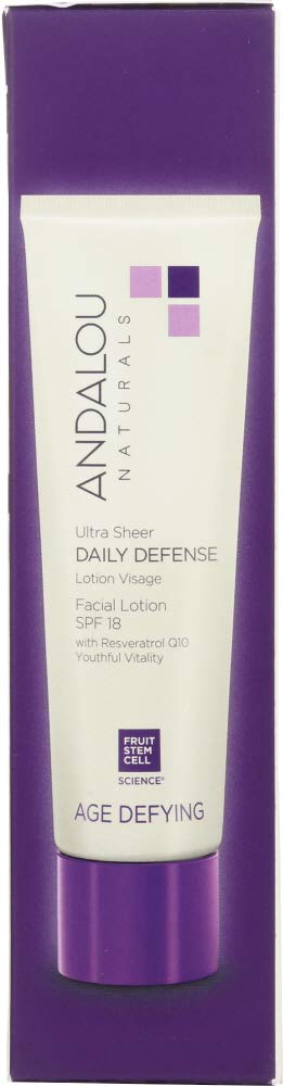 Facial Lotion, Daily Def, Spf18, 2.7 Oz (Pack of 12) Beauty & Personal Care Andalou Naturals