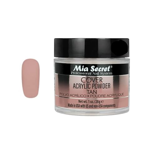 Mia Secret Cover Tan Acrylic Powder MADE IN USA Multiple Sizes (1 oz) Beauty & Personal Care Mia Secret