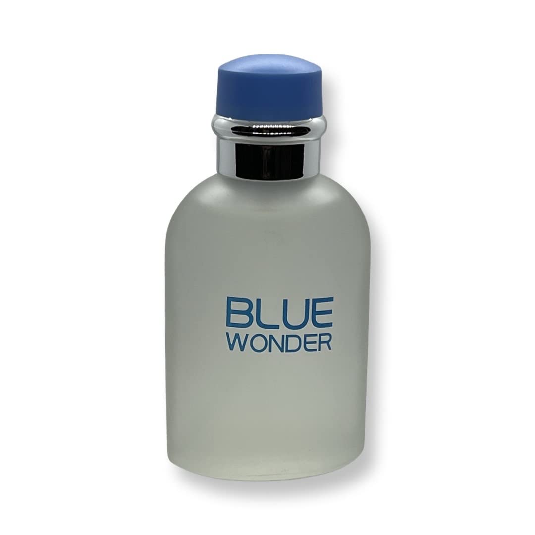 United Scents Blue Wonder For Men Eau de Parfum- 3.4 Fl Oz Fragrance - Top Notes: Grapefruit, Juniper and Bergamot Beauty & Personal Care United Scents